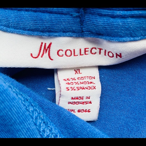 MJ COLLECTION Blue Open Front Cardigan - Picture 5 of 6